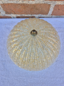 Plafonnier applique verre de Murano vintage